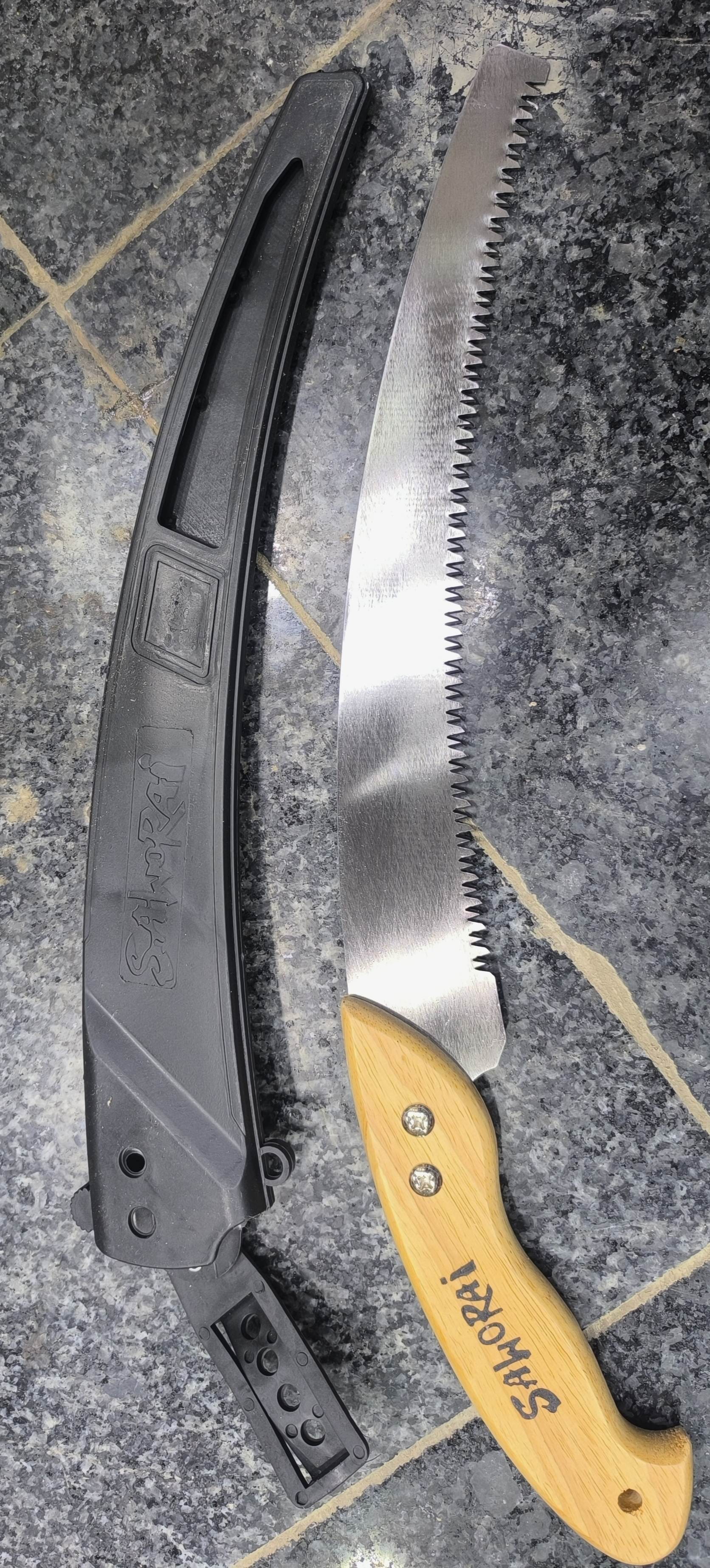 اره چوب بری دست چوبی غلاف دار رفت برگشتی