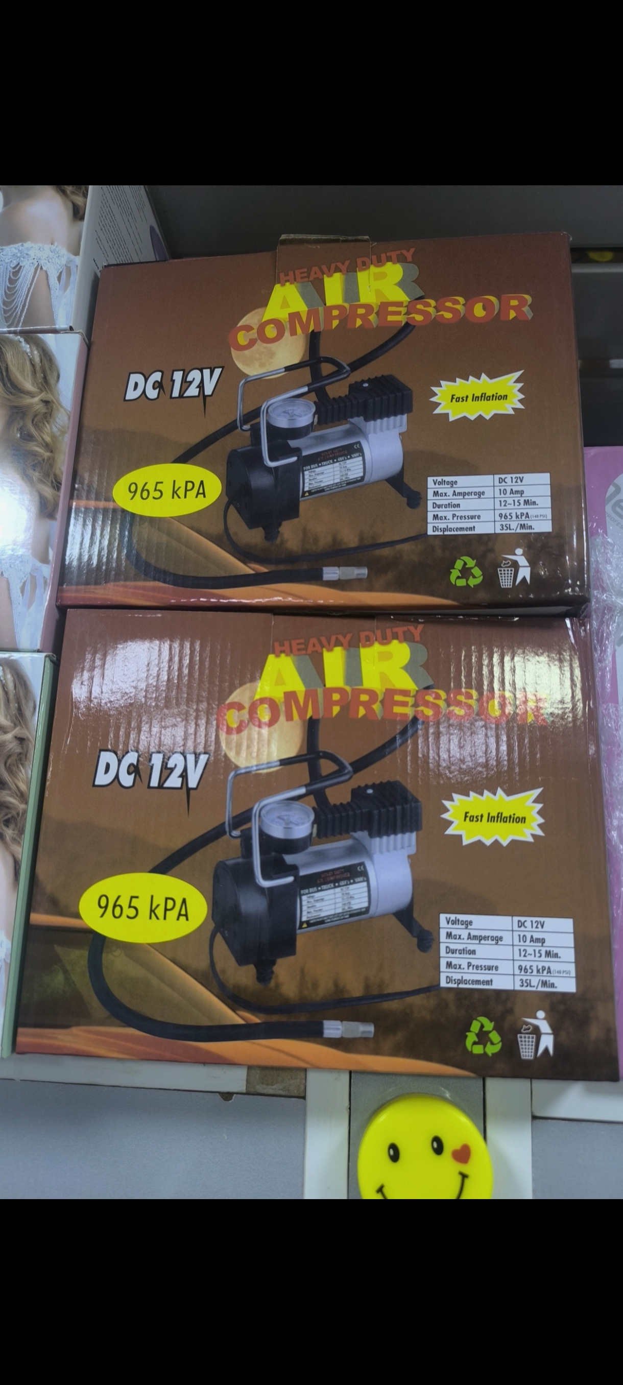 پمپ باد تک کمپرسور فندکی باطری ماشین برند شرکتی همراه سوزنک درجه باد سر خود برای سواری باری دوچرخه